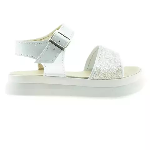Sandalia con faja hebilla charol 27/34 - Bianca - comprar online