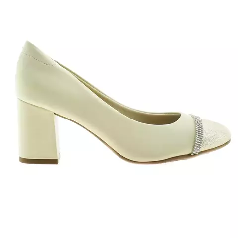 Zapato taco separado crema/dorado 36/40- Beira Rio - comprar online