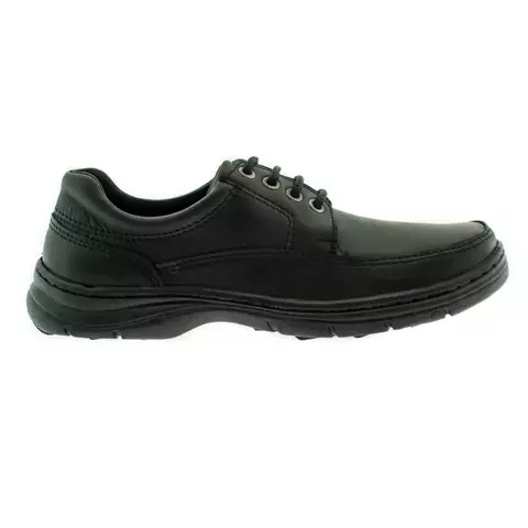 Zapatos acordonados de cueros negro - Scarpino - comprar online