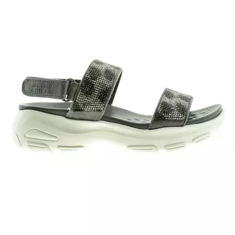 Sandalia negra con brillo 35/41 - Massimo Chiesa - comprar online