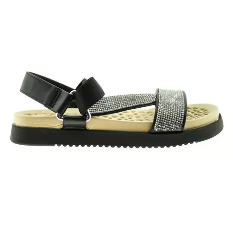 Sandalia de dama elastica negro 36/40 - Modare - comprar online