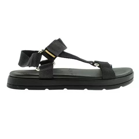 Sandalia con velcro negro 35/40 - Moleca - comprar online