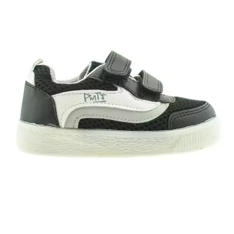 Zapatillas urbanas con velcros negro/blanco 23/28 - Plumitas - comprar online