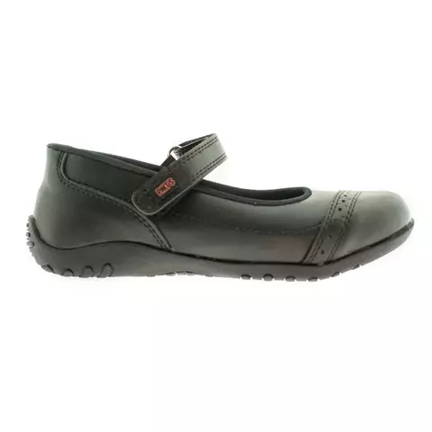 Guillerminas con velcro colegiales negras 27/33 - Plumitas - comprar online
