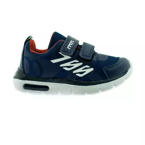 Zapatillas deportivas con velcros azul 23/30 - Plumitas - comprar online