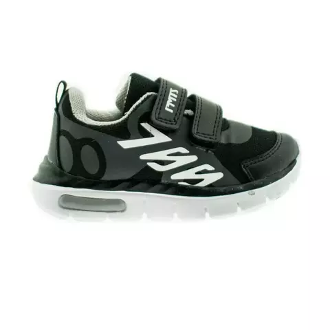 Zapatillas deportivas de niño con velcros negras - Plumitas - comprar online