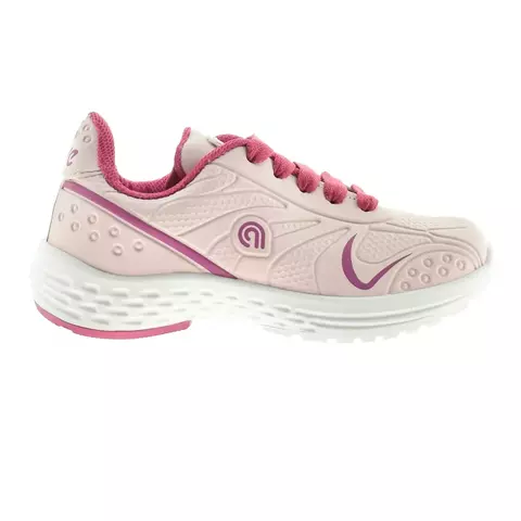 Zapatilla deportiva acordonada rosa fucsia 27/33 - Rave - comprar online