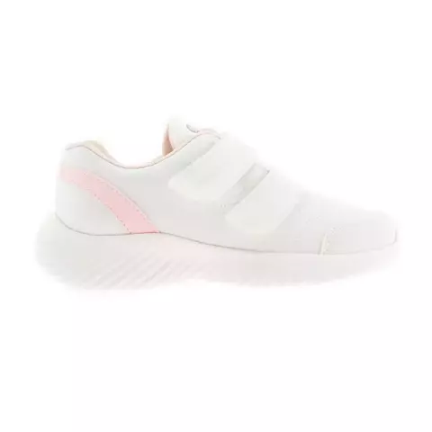 Zapatillas deportivas con 2 velcros blacas/rosa 27/35 - Soft - comprar online