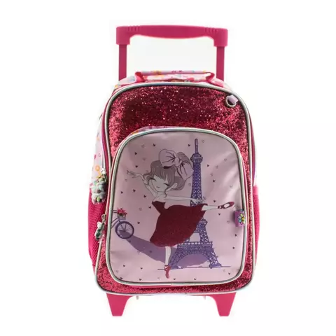 Mochila de nena con carro rosa lady paris - Chenson - comprar online