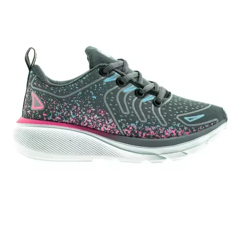 Zapatilla deportiva acordonada gris y rosado - Seta - comprar online