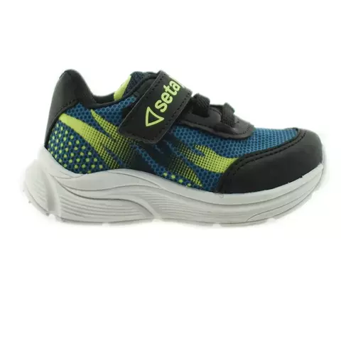 Zapatilla deportiva con velcro azul 21/28 - Seta - comprar online