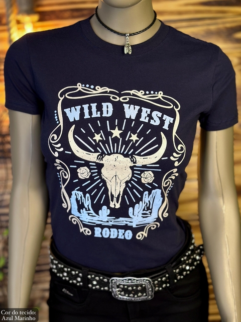 T-shirt feminina country west - comprar online