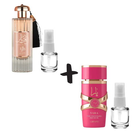 COMBO "Doçuras Florais": Durrat + Yara Candy (decant)
