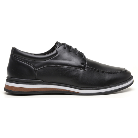 Sapatênis Casual Masculino Oxford Preto - comprar online