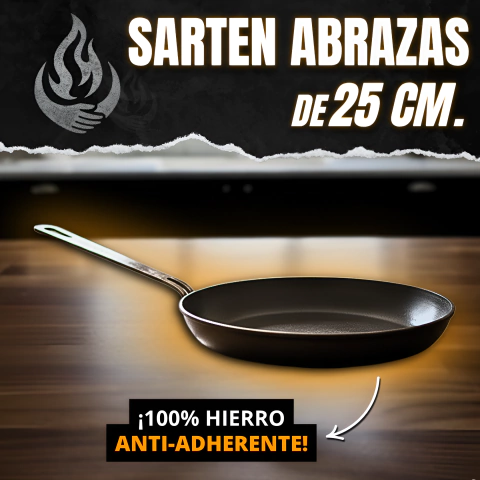 Sartén 25cm Abrazas® - 100% Hierro - comprar online