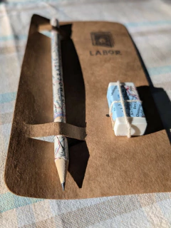 Kit lápiz y goma mapas