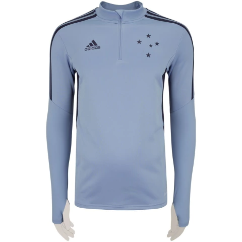 Jaqueta Corta-Vento Cruzeiro Treino 23/24 - Adidas - Azul Claro - comprar online