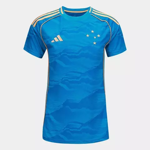 Camisa Cruzeiro III 25/26 - Torcedor Adidas Feminina - Azul Rio São Francisco - comprar online