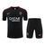 Kit Treino adulto - Camisa e Shorts - Paris Saint-Germain Nike 24/25 - Preto com detalhes em vinho