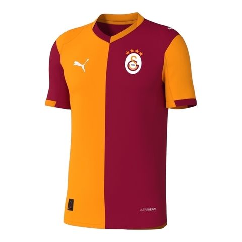 Camisa Galatasaray I 25/26 - Torcedor Puma Masculina - Vermelha e laranja