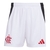 Short Flamengo I 25/26 - Masculino Adidas - Branco com detalhes em vermelho e preto