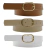 Kit 3 Cinto Feminino Sandra 3cm - Lojas Fervo