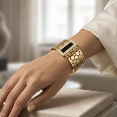 Bracelete Máxi em Aço Inoxidável - comprar online