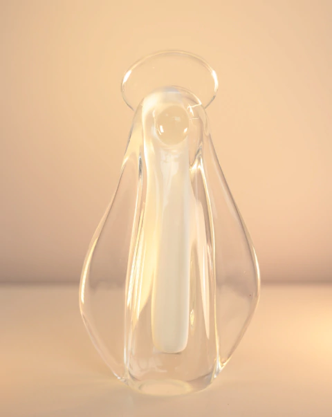 Imagem Nossa Senhora Branco em Murano - Mini - comprar online