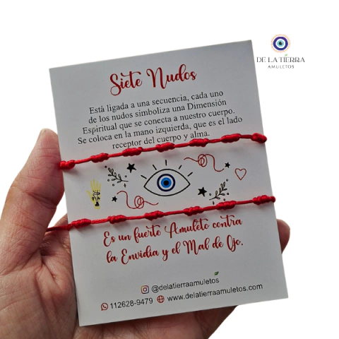 Pulseras 7 Nudos para parejas - comprar online