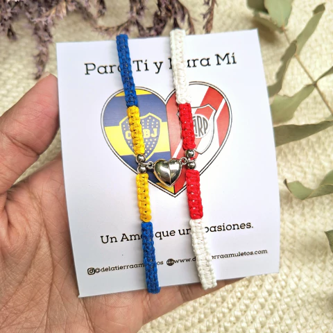 Pulseras Imantadas Boca / River