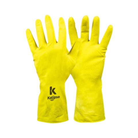 Luva Multiuso Látex Light Amarela - Kalipso | CA 30090