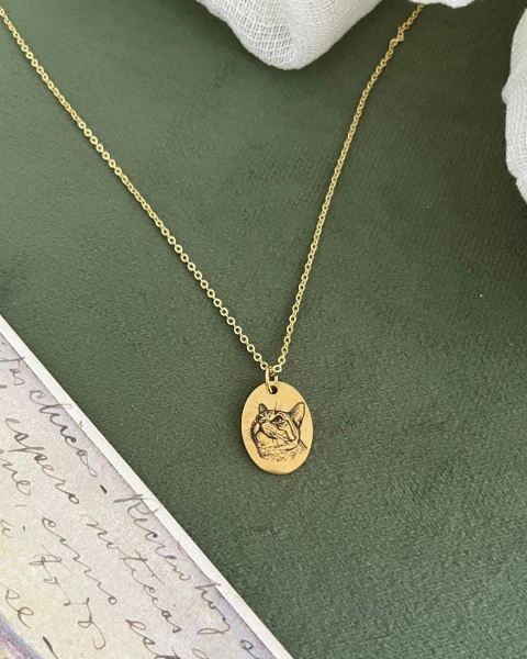 Collar Mascota Lineal Ovalada - comprar online