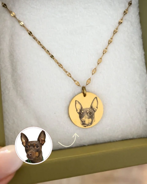 Collar Mascota Imagen Realista (15mm)