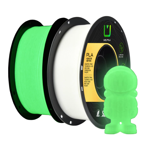Filamento Pla Luminoso Verde 1kg Multfila Para Impressora 3D 1.75mm