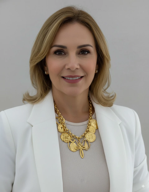 Colar Dourado 9 Medalhas - Cruz, Santos e Santas - comprar online