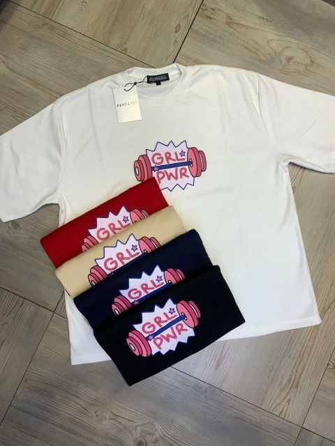 OVERSIZE FEMININA GIRL POWER - comprar online