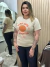 TSHIRT FEMININA VIRA LATA CARAMELO - Lanix