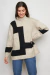 Medio Polo Grieta Intarsia - Cressia 