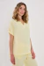 Blusa Mini Escote V Manga 3/4 Sedita - Cressia 