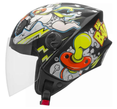 Casco Protork New Liberty BAD BABY (NEGRO)