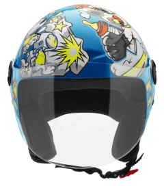 Casco Protork Abierto NEW LYBERTY BAD BABY (AZUL) - comprar online