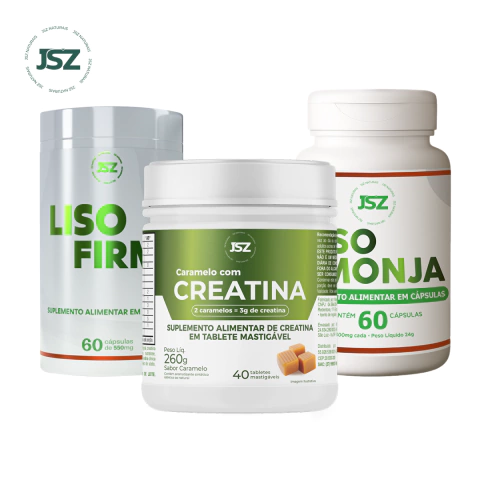 LISO MONJA + LISO FIRM PRO + CREATINA DADO CARAMELO - comprar online
