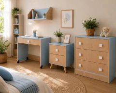 Cómoda combinada celeste - comprar online