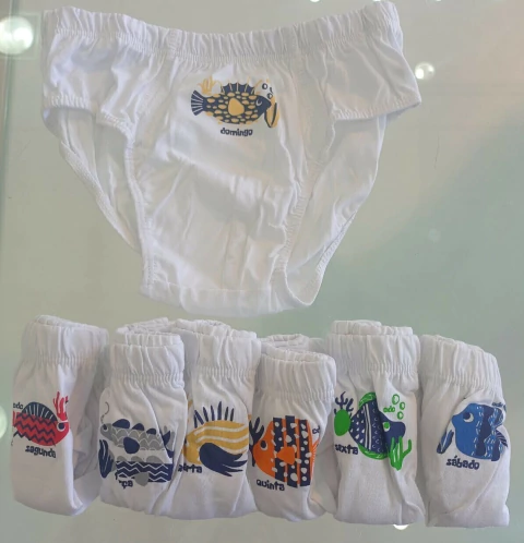 Peixes Kit Cuecas Semaninha