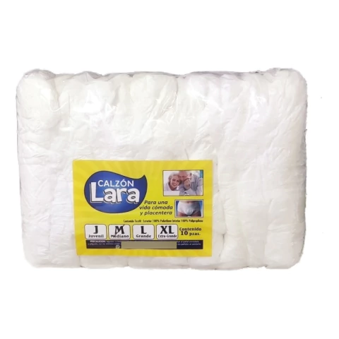 Calzón Adulto 20 Pzas Americano Talla Mediano