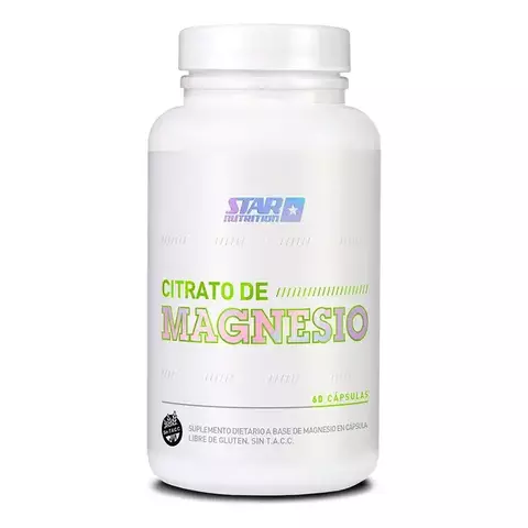 Citrato De Magnesio X 60 Capsulas - Star Nutrition