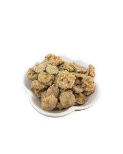 Pipoca de fígado bovino para cães e gatos