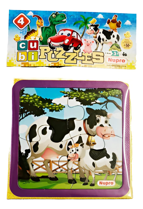 Puzzle Rompecabezas Granja Nupro X4 Piezas