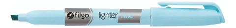 Resaltador Marcador Filgo Lighter Fine Celeste Pastel