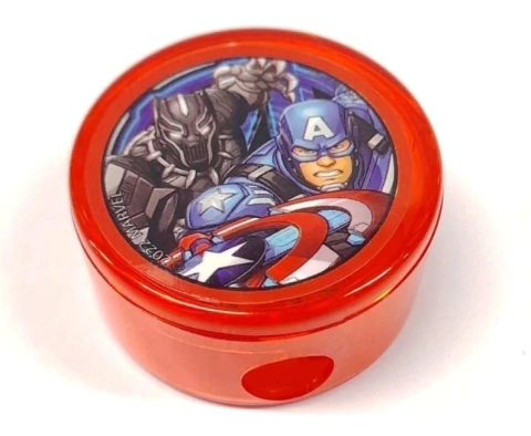 Sacapuntas Avengers Plastico 1 Orificio Original Cresko